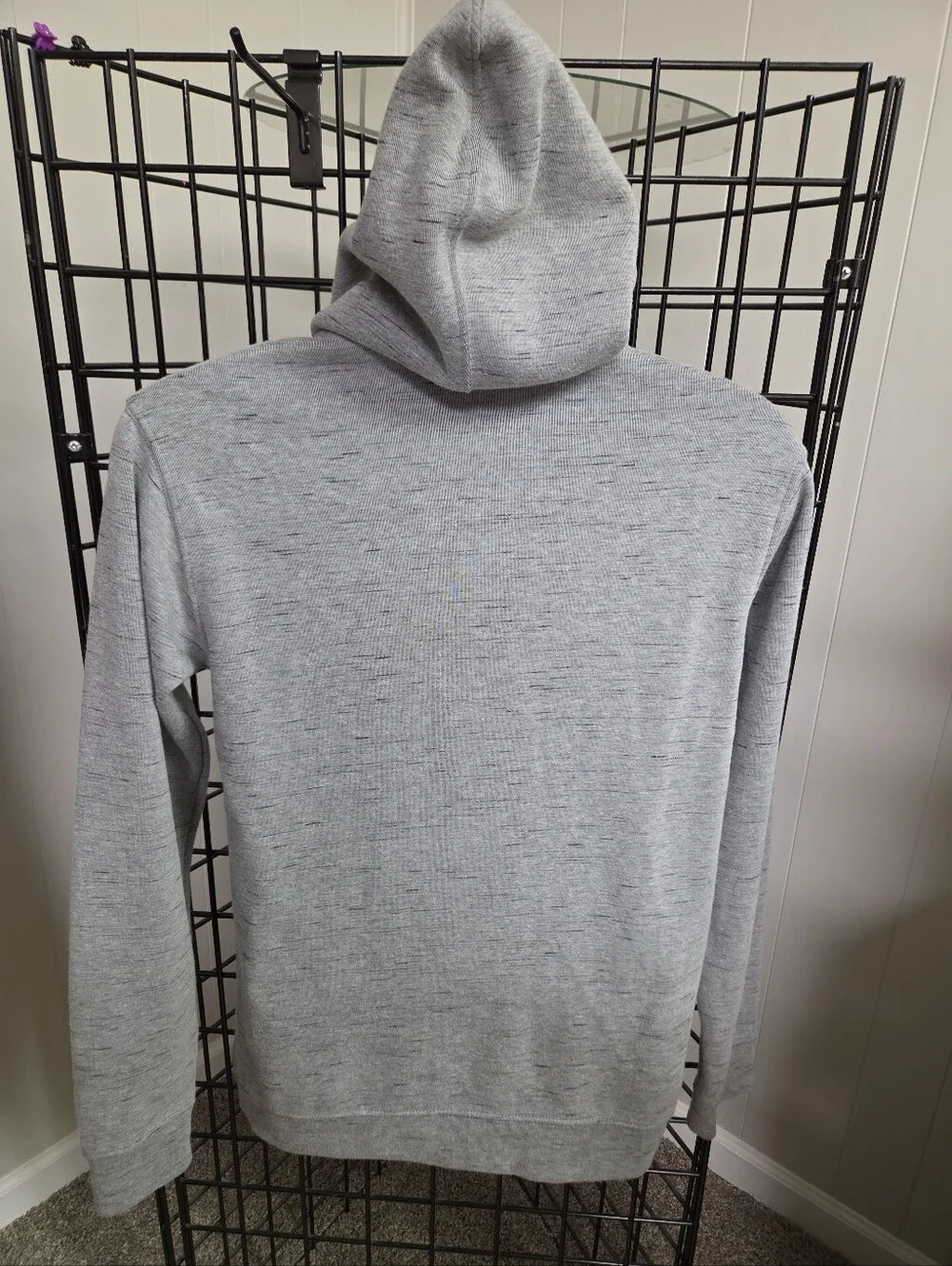 Champion Gray Hooded Sweatshirt with Kangaroo Pockets & Orange Tennessee Logo S